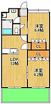 パルティール新入II  ｜ 福岡県直方市大字上新入（賃貸アパート2LDK・1階・57.33㎡） その2