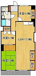 メゾン・エクセレンス 3LDKの間取図画像