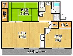 物件の間取り
