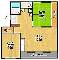 ヴィラナリー中間I 4号棟 4階/-