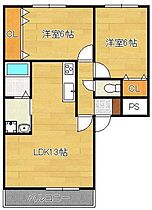 グランドハイツ垣生  ｜ 福岡県中間市大字垣生（賃貸マンション2LDK・3階・55.07㎡） その2