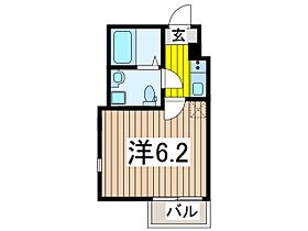 メゾン・アンソレイエ 201 ｜ 埼玉県川口市芝４丁目（賃貸アパート1K・2階・17.65㎡） その2