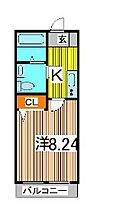 アルファコート西川口9 405 ｜ 埼玉県川口市西川口１丁目（賃貸マンション1K・4階・23.74㎡） その2