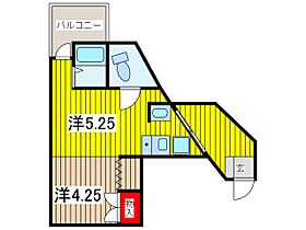 ウッドビレッジ 201 ｜ 埼玉県川口市上青木５丁目（賃貸アパート1K・2階・24.75㎡） その2