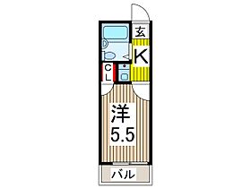 クリアハウス川口 110 ｜ 埼玉県川口市芝中田１丁目（賃貸アパート1K・1階・17.00㎡） その2