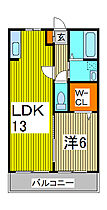 エスベランサA 102 ｜ 埼玉県川口市三ツ和２丁目（賃貸アパート1LDK・1階・45.04㎡） その2