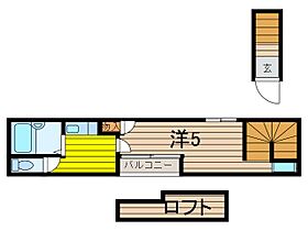 ガーデンシティ桜 204 ｜ 埼玉県川口市芝４丁目（賃貸アパート1R・2階・19.21㎡） その2