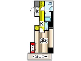 アルファコート蕨5 803 ｜ 埼玉県蕨市塚越１丁目（賃貸マンション1K・8階・22.34㎡） その2