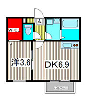 リーフ 203 ｜ 埼玉県川口市西川口４丁目（賃貸アパート1DK・2階・30.71㎡） その2