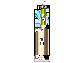 アルファコート西川口19 604 ｜ 埼玉県川口市西川口１丁目（賃貸マンション1K・6階・23.22㎡） その2