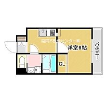 福岡県福岡市博多区綱場町（賃貸マンション1K・9階・23.49㎡） その2