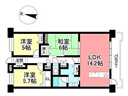 間取図画像 3LDK