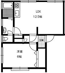 CORPOTIARA 1LDKの間取図画像
