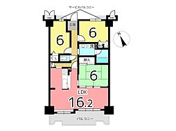 間取図画像 3LDK