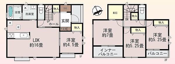 間取りを拡大表示