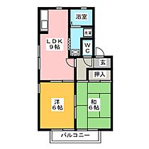 ファミール三嶋  ｜ 愛知県江南市赤童子町大間（賃貸アパート2LDK・2階・45.43㎡） その2