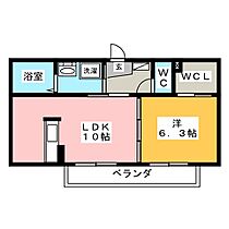 リバーサイドＫ  ｜ 愛知県江南市般若町東山（賃貸マンション1LDK・1階・40.85㎡） その2