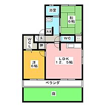 アベニール王塚  ｜ 愛知県江南市宮後町王塚（賃貸アパート2LDK・1階・55.08㎡） その2