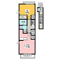 ラフィネ　ジェンテIII  ｜ 愛知県江南市高屋町十六田（賃貸アパート1LDK・2階・42.37㎡） その2