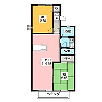 ブランニュー白山  ｜ 愛知県江南市赤童子町白山（賃貸アパート2LDK・2階・55.60㎡） その2