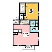 ダイワＳフラッツ  ｜ 愛知県江南市宮後町王塚（賃貸アパート1LDK・2階・45.42㎡） その2