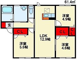 フォレストVIII 1階