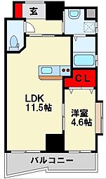 サンシャイン 長崎街道 黒崎 5階1LDKの間取り