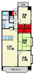 間取図画像 3LDK