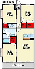 物件の間取り