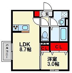 物件の間取り