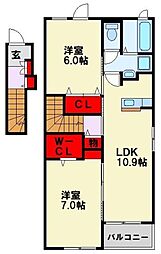ボヌールB 2階/203