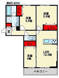 アークパルシモン 2階/201