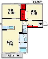 物件の間取り