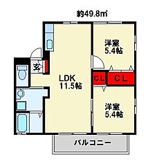 物件の間取り