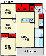 物件の間取り
