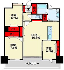 物件の間取り