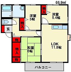 物件の間取り