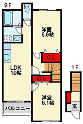 ニューナチュラルハイム 2階/-