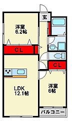 物件の間取り