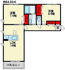 物件の間取り
