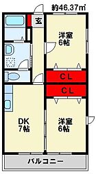 ソレイユ水巻 2階