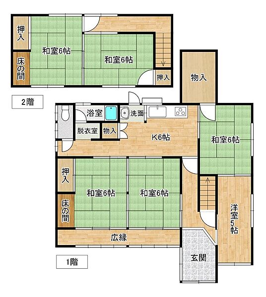 間取りを拡大表示