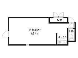 ボーセジュール東山の間取図画像