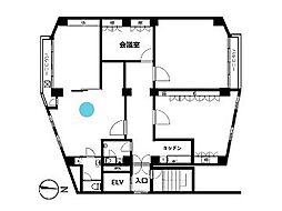 御苑ハイムの間取図画像