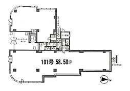 岡本ビルの間取図画像
