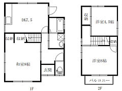 物件の間取り