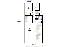 間取図画像 4LDK