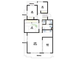 間取図画像 4LDK
