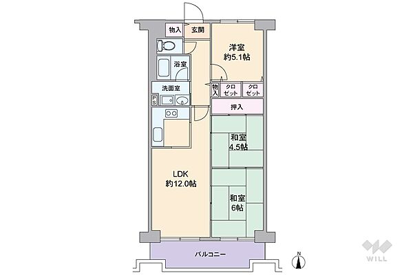 間取りを拡大表示