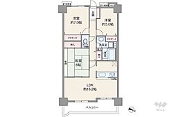間取図画像 3LDK